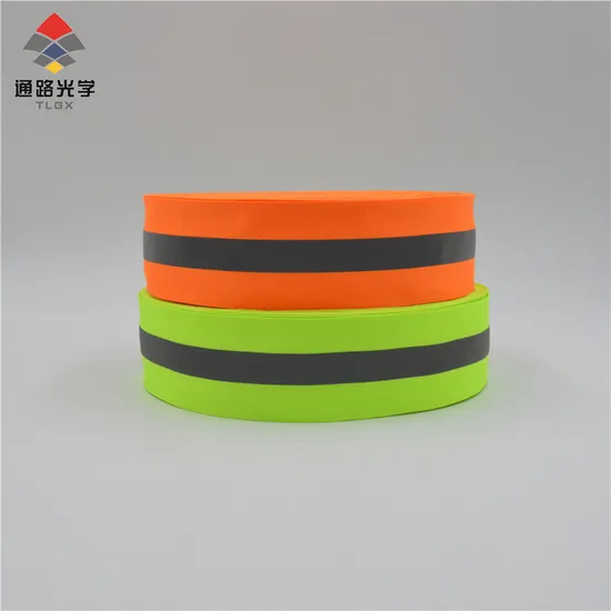 Durable Reflective Webbing Ribbon Reflective Tape for Clothes /Bags/ Garment