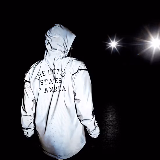 실버 스판덱스 반사 원단